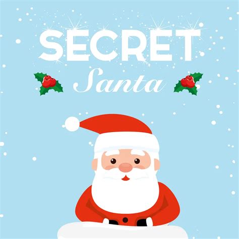 Secret Santa Cards Printable Free