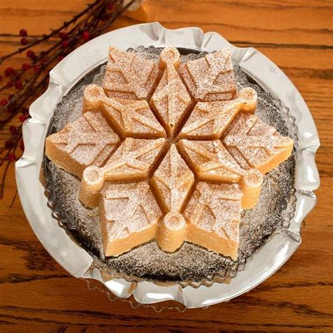 Bake until a toothpick inserted into the middle of the cake comes out clean, about 55 minutes. Nordic Ware Frozen Snowflake Cake Pan | Snowflake cake ...