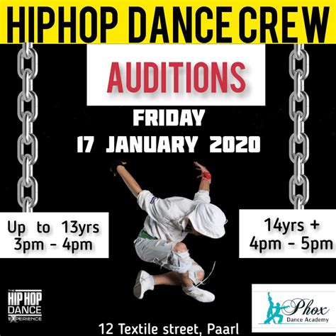 Hiphop Competition Crew Auditions Phox Dance Academy Dance Academy
