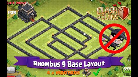 There is number of attack strategy that you can use and get 3 stars as the defense is not so strong like in it is one of the most useful troops for funneling, just with barbarian king you can take one side of the outer base th9 farming army. Clash Of Clans: TH9 | BEST Farming Base Layout - Rhombus 9 ...