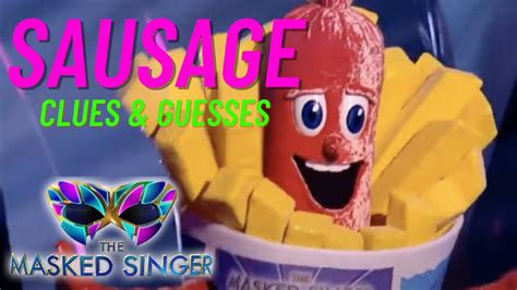 The Masked Singer Uk Sausage Clues And Judges Guesses Youtube