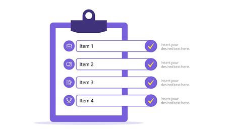 4 Steps Checklist Powerpoint Template Slidemodel