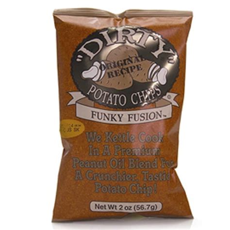 Dirty Funky Fusion Potato Chips 2 Oz Bags Pack Of 25