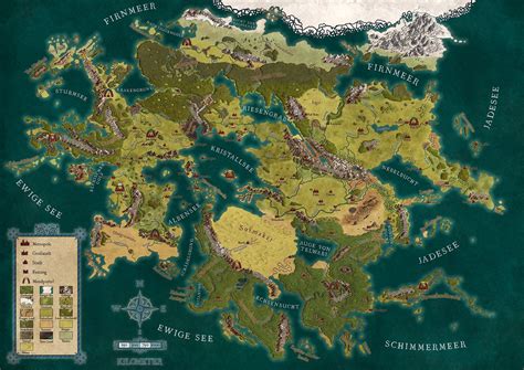 Lorakis Robert Altbauer Fantasy World Map Fantasy City Map Dnd