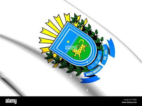 Mato Grosso Do Sul Coat Of Arms Brazil Close Up Stock Photo Alamy