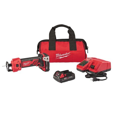 Milwaukee Tool M18 18v Lithium Ion Cordless Cut Out Tool Kit W 2 1