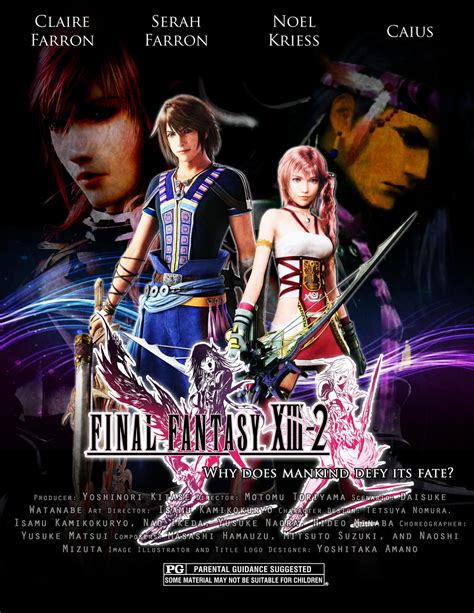 Final Fantasy Xiii 2 Movie Poster By Ryosinna On Deviantart