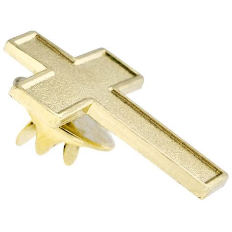 Gold Cross Lapel Pin Pinmart