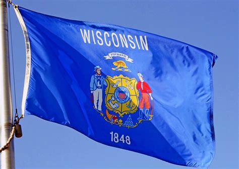 Flag Of Wisconsin State Buy Star Spangled Flags