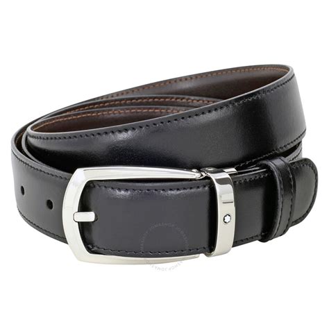 Montblanc Reversible Leather Horseshoe Belt 112960 112960 Belts