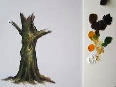 Setzen sie den baumstamm und die stärksten äste klar und deutlich. Die 70 besten Bilder von Baum malen | Kita, Baum malen und ...