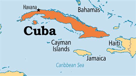 Where Is Cuba Located In The World Map United States Map