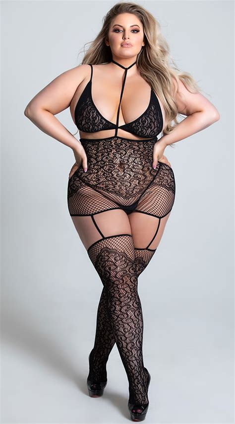 Queen Womens Plus Size Convertible Harness Bodystocking Ebay