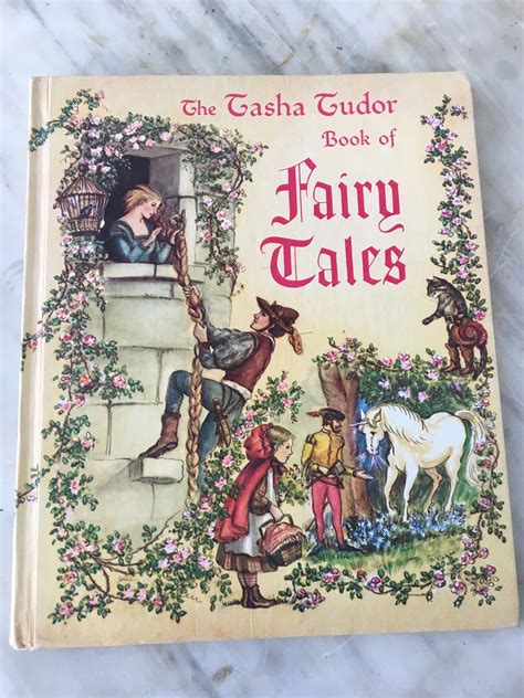 Vintage Tasha Tudor Book Of Fairy Tales 1961 Large Childrens