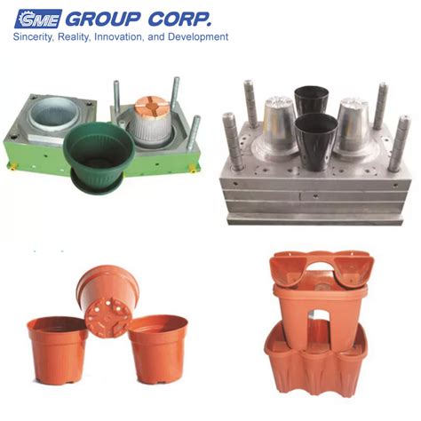 Custom Plastic Flower Pot Mould Plastic Injection Molds Sme Group Corp