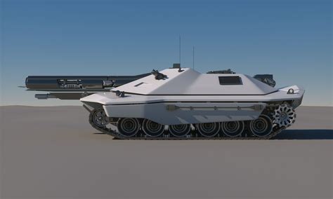 Sci Fi Future Tank Concept 3d Model Future Tank Tank Futuristic Cars