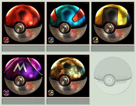 Pokeballs 3d 1st Generation By Robbienordgren On Deviantart