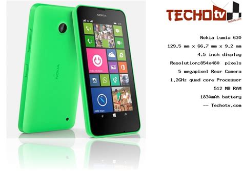 Nokia Lumia 630 Phone Full Specifications Price In India Reviews