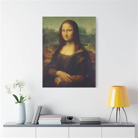 Mona Lisa Leonardo Da Vincis Infamous Art Workdigital Etsy Canada