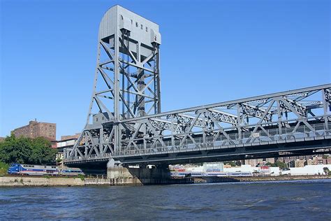 Broadway Bridge Over Harlem River Manhattan Bronx New Yo