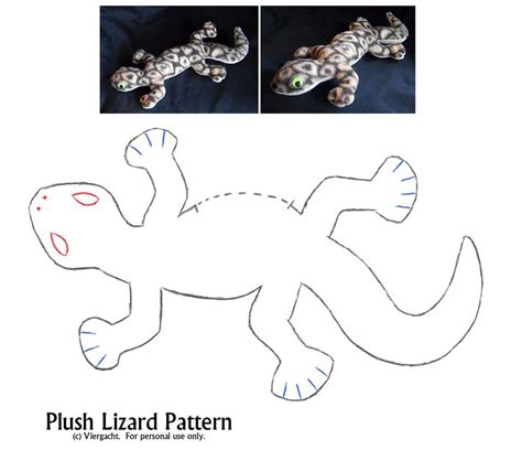 September 30, 2019 · 3 comments. Lizard stuffed animal pattern | Plushie patterns, Animal ...