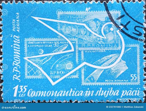 Romania Circa 1962 A Postage Stamp Printed In The Romania Showing An