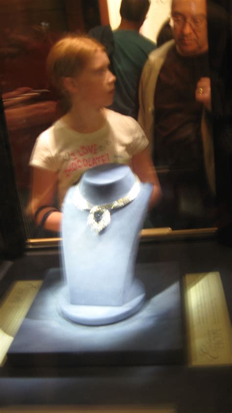 The Hope Diamond At The Smithsonian In Washington Dc