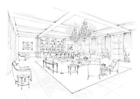How To Do Interior Design Sketches Journal Katharine Pooley