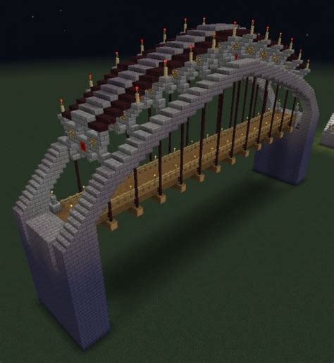 Arch Suspension Bridge Minecraft Project