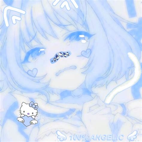 Blue Anime Pfp Soft Aesthetic Anime Quade Wallpaper