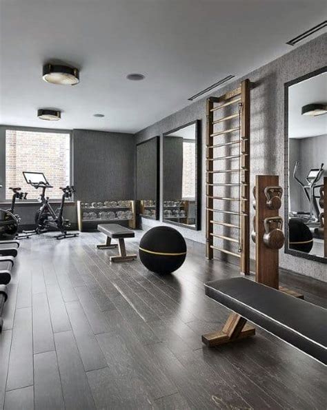 Top 40 Best Home Gym Floor Ideas Fitness Room Flooring