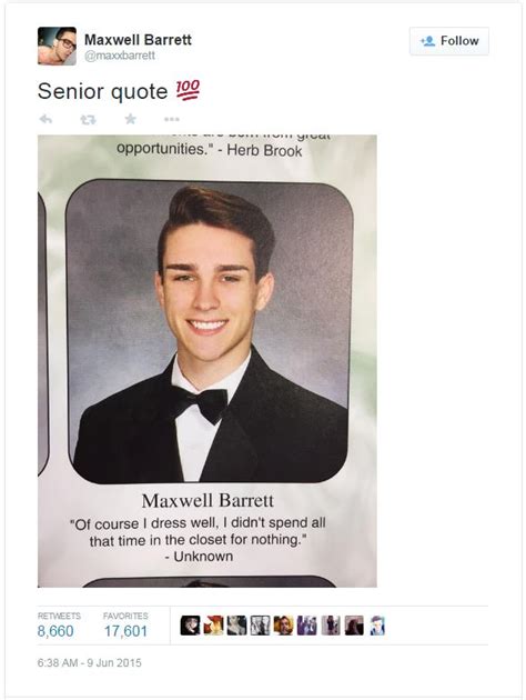 Teen Comes Out Gay In Witty Yearbook Quote Goes Viral Henspark Stories