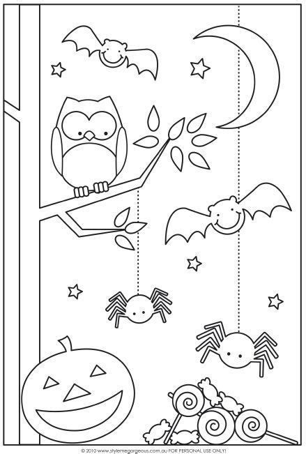 Coloriage ou autre...  Halloween coloring sheets, Halloween coloring