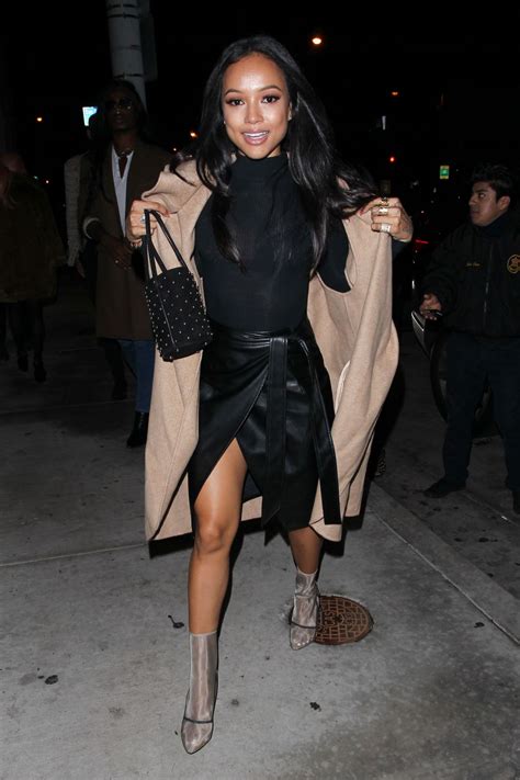 Karrueche Tran Night Out Style Goes For Dinner In West Hollywood 11