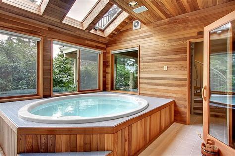 Design A Hot Tub Room Home Spa Room Hot Tub Room Indoor Hot Tub