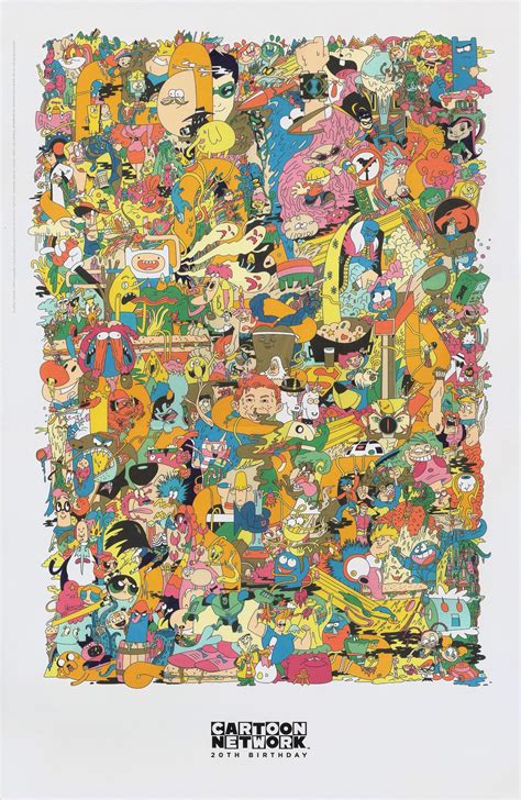 Cartoon Networks 20th Anniversary Poster