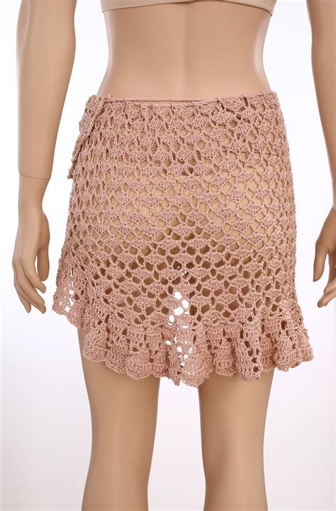 Wrap Skirt Skirt Crochet Pattern Summer Skirt Tutorial Etsy Australia