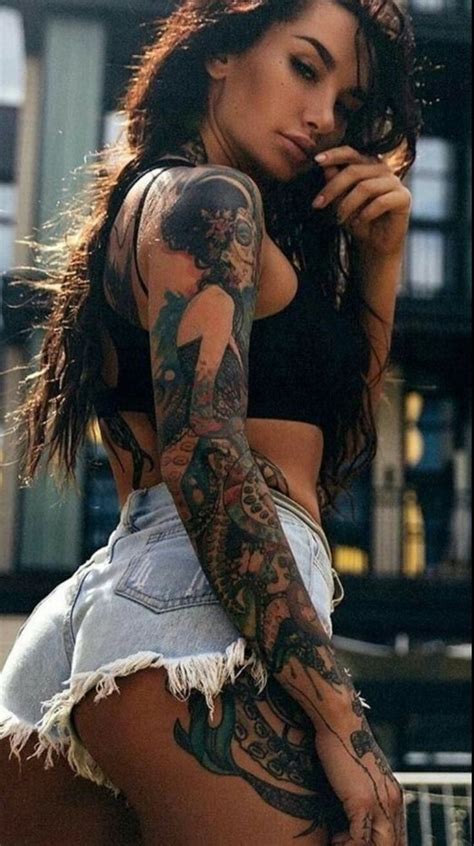 Ⓜ️ Ts Hot Tattoo Girls Girl Tattoos Tattoed Girls