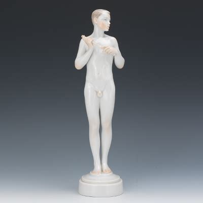 A Herend Porcelain Figurine Of A Nude 11 08 12 Sold 299