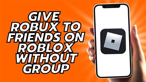 How To Give Robux To Friends On Roblox Without Group Youtube
