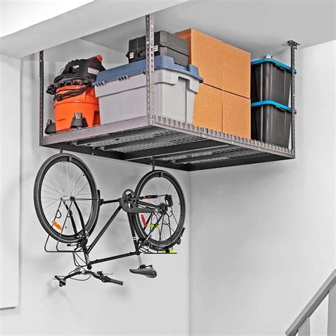 Diy Overhead Garage Storage Pulley System Bios Pics