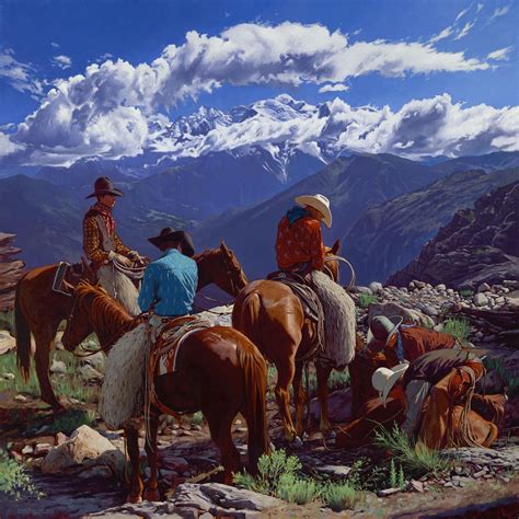 Cowboys At Work Western Paintings Western Art Western Artwork