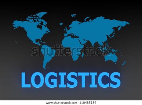 Global Logistics Management Processes Stock Illustration 110485139