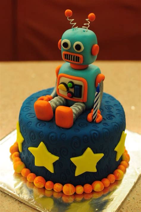 Robot Cake Birthday Cake Kids Boy Birthday Cake