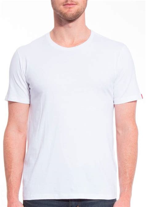 Camiseta Branca Masculina Manga Curta Para SublimaÇÃo