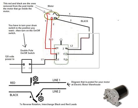 These 4 wire motor wiring diagram are powered by an alternating current, which is advantageous for many everyday and industrial applications when compared to a direct current. I am wiring a cutler hammer db1 drum switch to a dayton/bison ac gear motor 1LPP4, but unsure ...