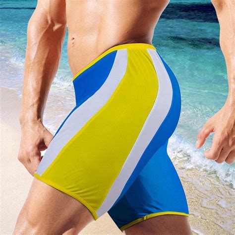 2021 Austinbem Men S Swim Trunks Swimsuit Professional Speed Training Swimming Suits Quick Dry