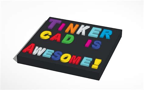 3d Design Abcdefghijklmnopqrstuvwxyz Tinkercad