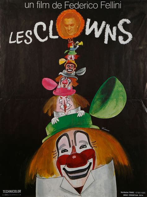 I Clown 1970 Fellini Circus Of Light