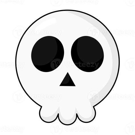 Cartoon Skull Icon 18887476 Png